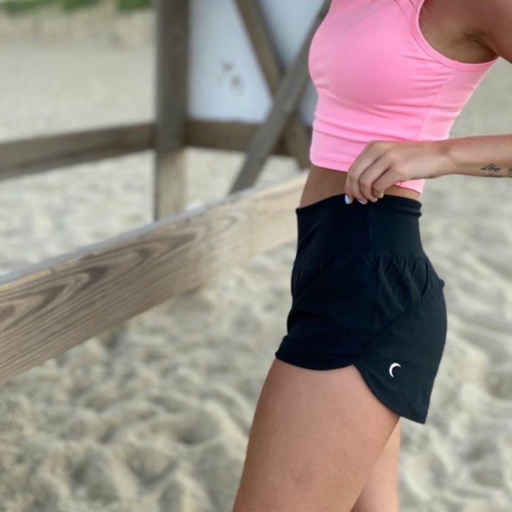 Black Trainer Shorts